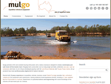 Tablet Screenshot of mulgo.com.au